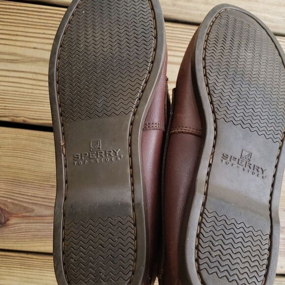 Sperry women's leather topsiders shoes, size 5.5N - Picture 6 of 8